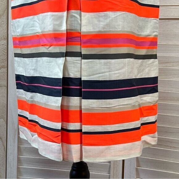 Vilagallo Silk Linen Blend Shift Sheath Dress 40 / 10 - Picture 7 of 11